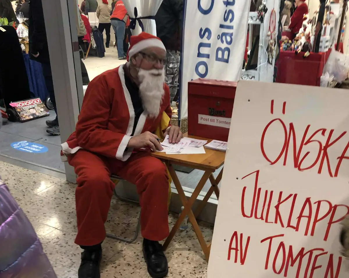 Foto från Lions julmarknad i Bålsta