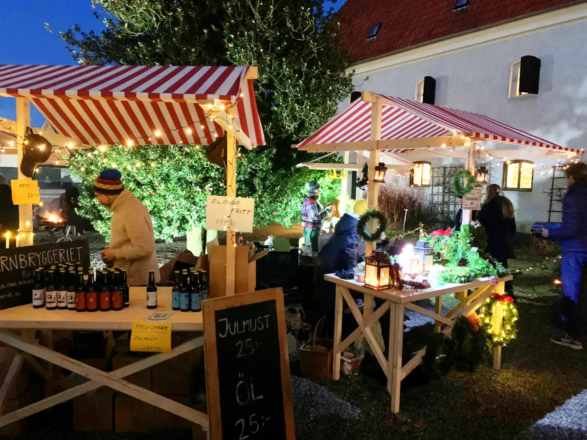 Foto från Julmarknad på Österlens museum