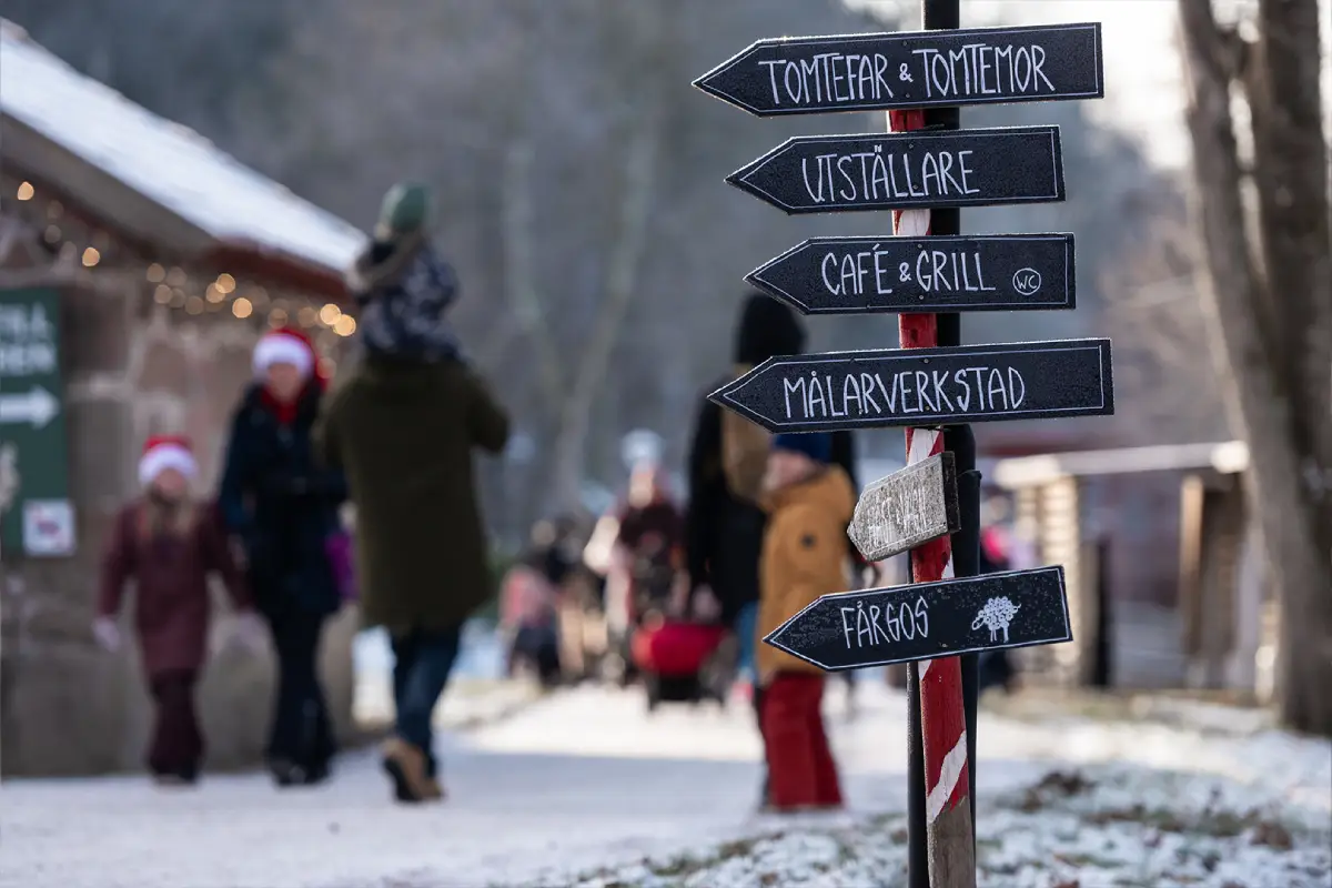 Foto från Julmarknad på Nordens Ark