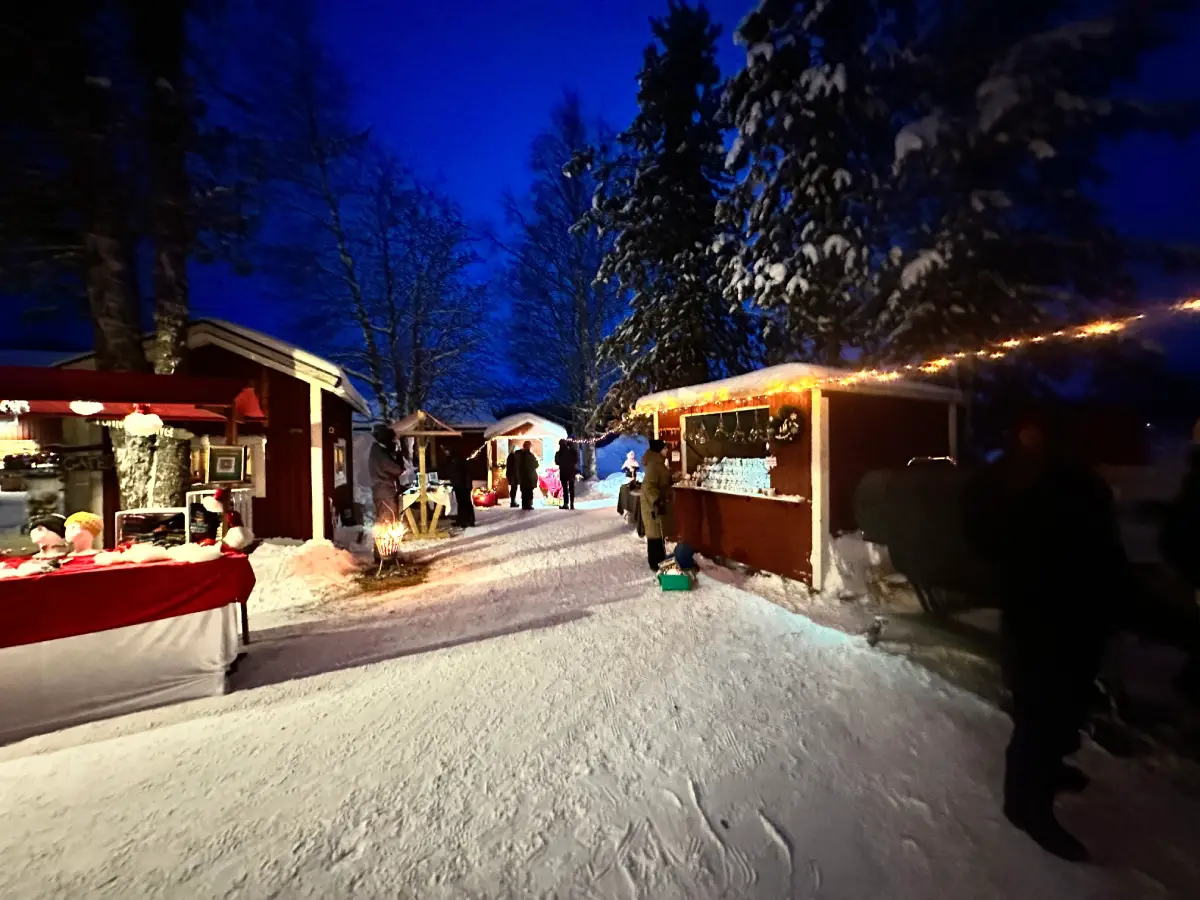 Foto från Furans Julmarknad i Bullmark