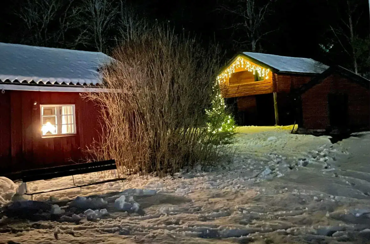 Foto från Julmarknad i Västrums hembygdsförening