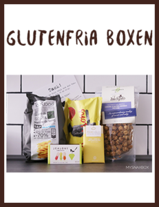 Glutenfria snacks direkt hem till dörren